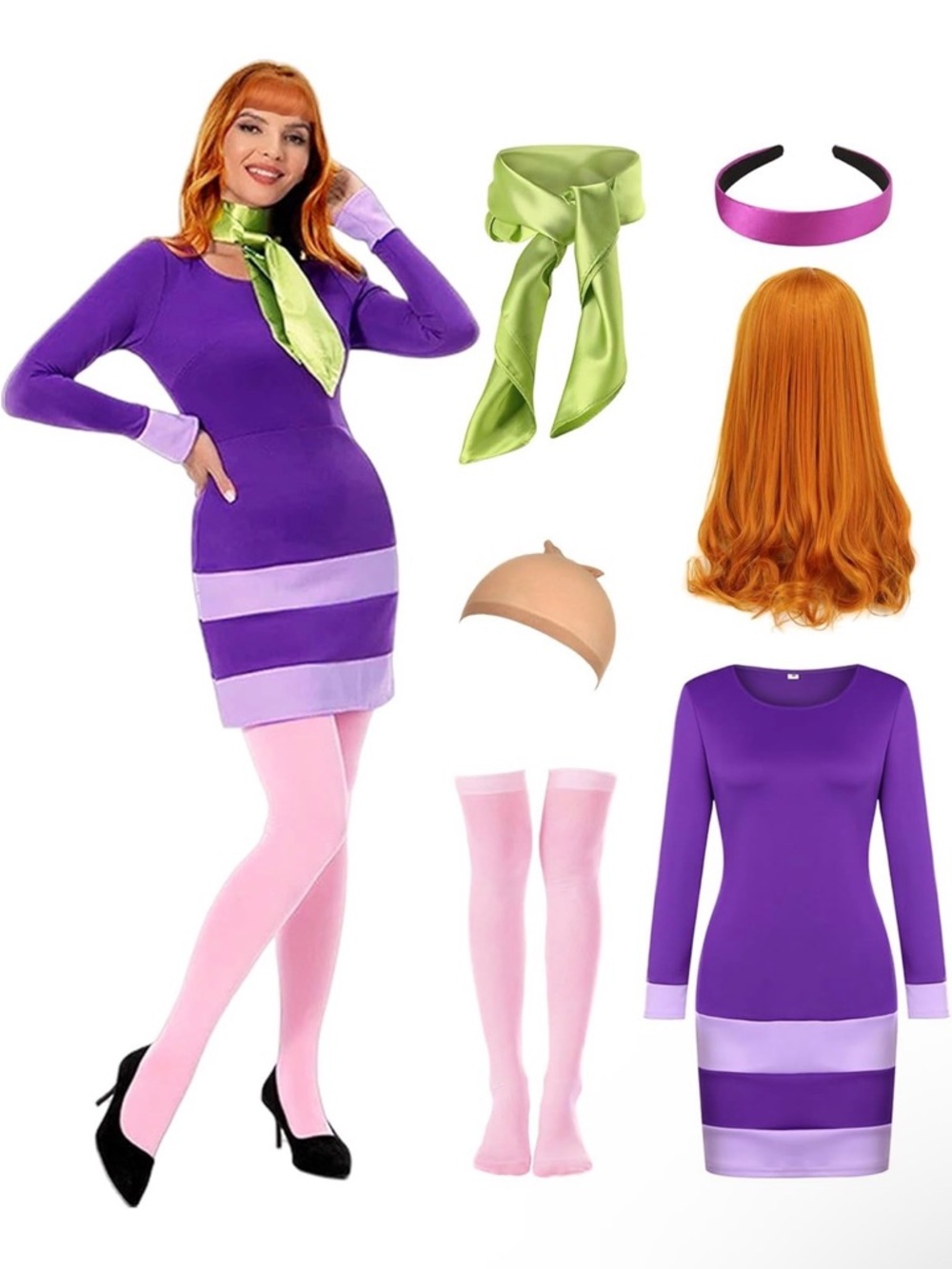 Daphne Blake Scooby-Doo Costume Set